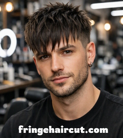 Fringe Haircut: Bold & Stylish Looks Men Will Love 10 Choppy Fringe