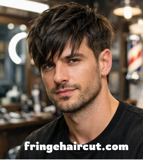 Choppy Side Swept Fringe