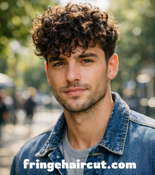 Fringe Haircut: Bold & Stylish Looks Men Will Love 5 Curly Fringe