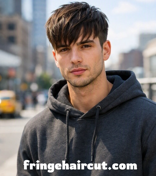 Fringe Haircut: Bold & Stylish Looks Men Will Love 1 Fringe Haircut
