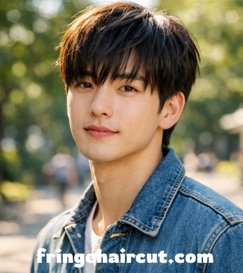 Fringe Haircut: Bold & Stylish Looks Men Will Love 9 Korean Fringe