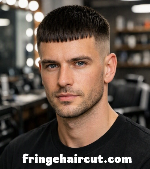 Textured Fringe Haircut: Trendy Styles Men Will Love 8 Short Fringe