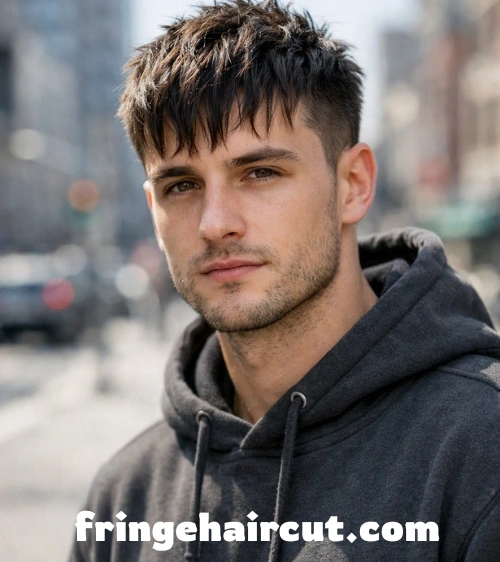Fringe Haircut: Bold & Stylish Looks Men Will Love 17 Short Messy Fringe
