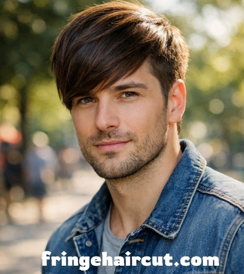 Thick Side Swept Fringe