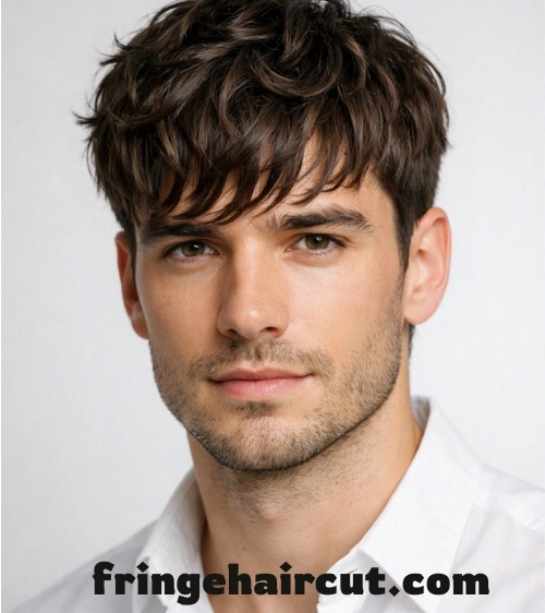 Fringe Haircut: Bold & Stylish Looks Men Will Love 6 Wavy Fringe
